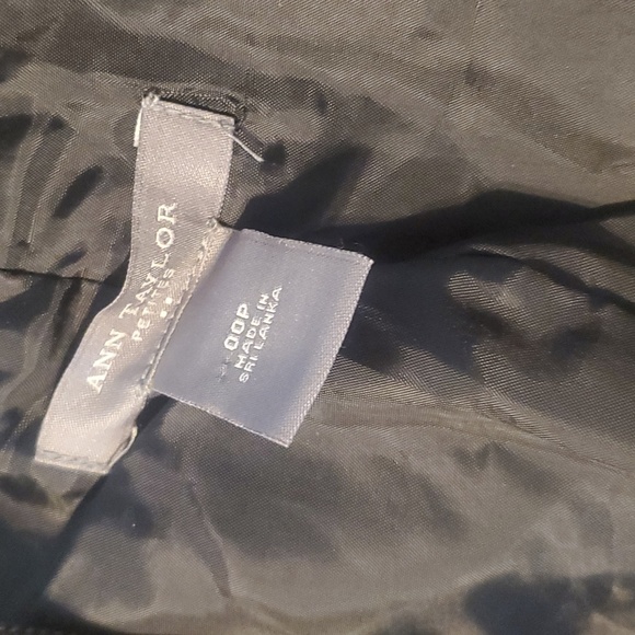 Ann Taylor cropped brown tweed blazer 00P - Picture 2 of 6